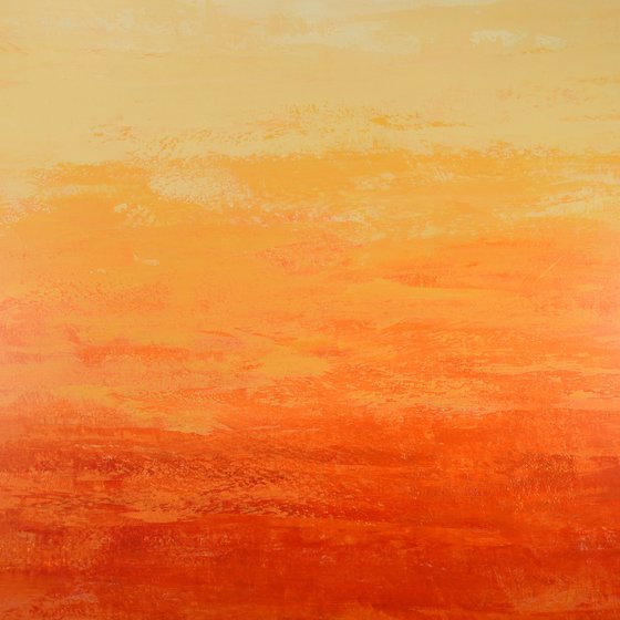 Summer Warmth - Modern Abstract Expressionist Painting