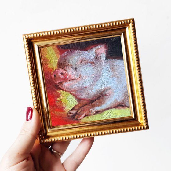 Pig portrait