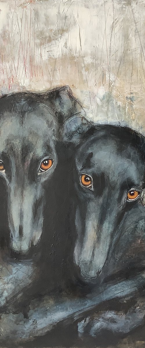 BLUE DOGS by Eva Fialka