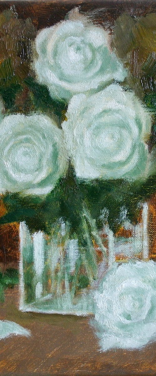 White Roses by Juri Semjonov