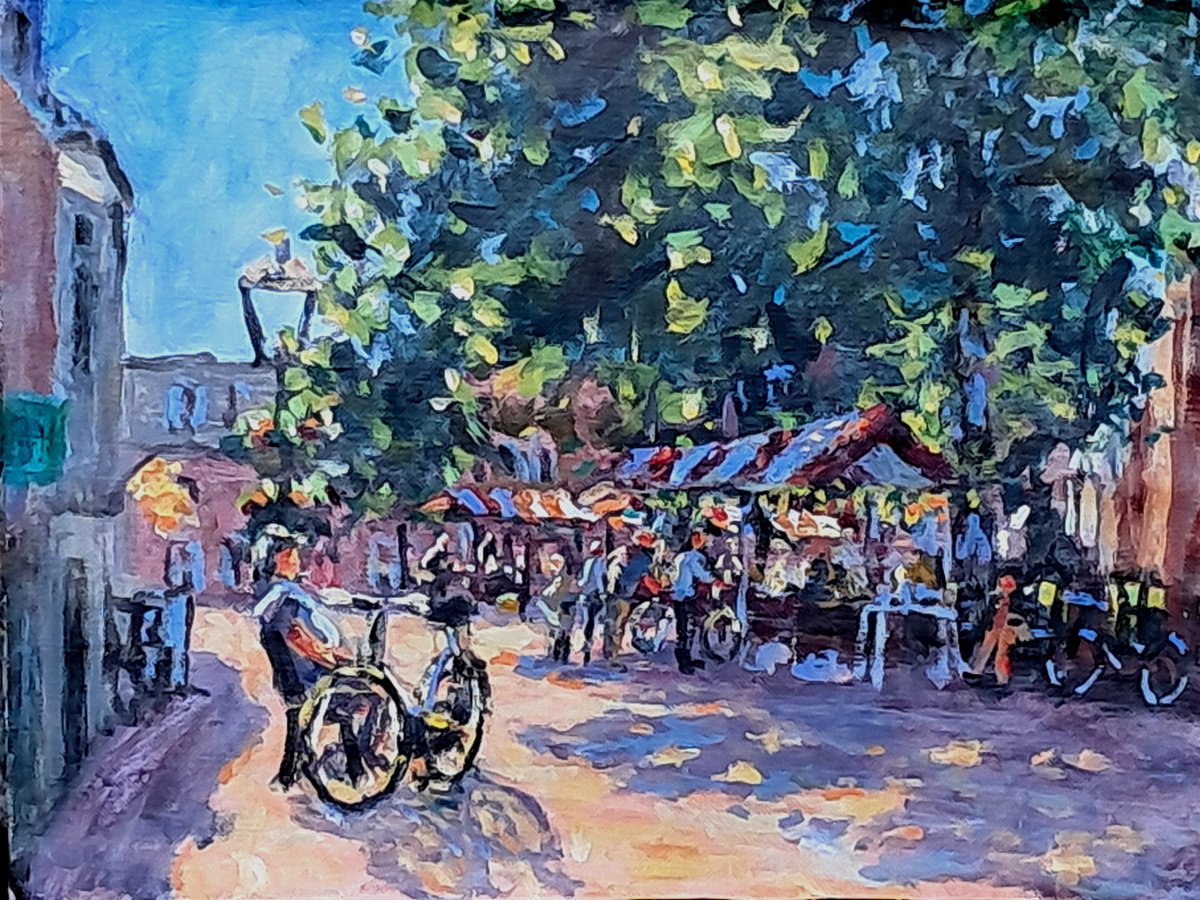 Antique Market By Dimitris Voyiazoglou, 20 X 17, Artwork For Sale On Artfinder