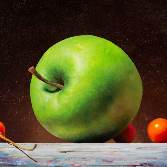 "Green Apple And Berries"