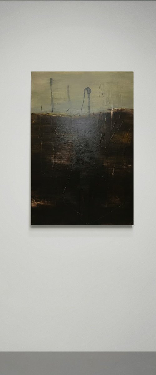 Seen In The Sky Minimalist Painting by Kris Haas