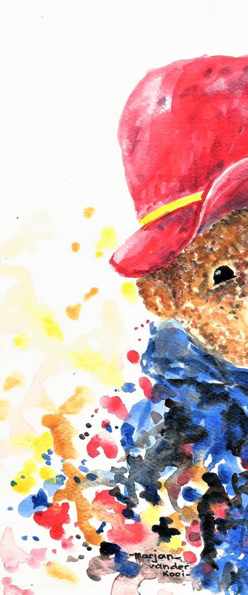 Teddy Bear in a Hat by MARJANSART
