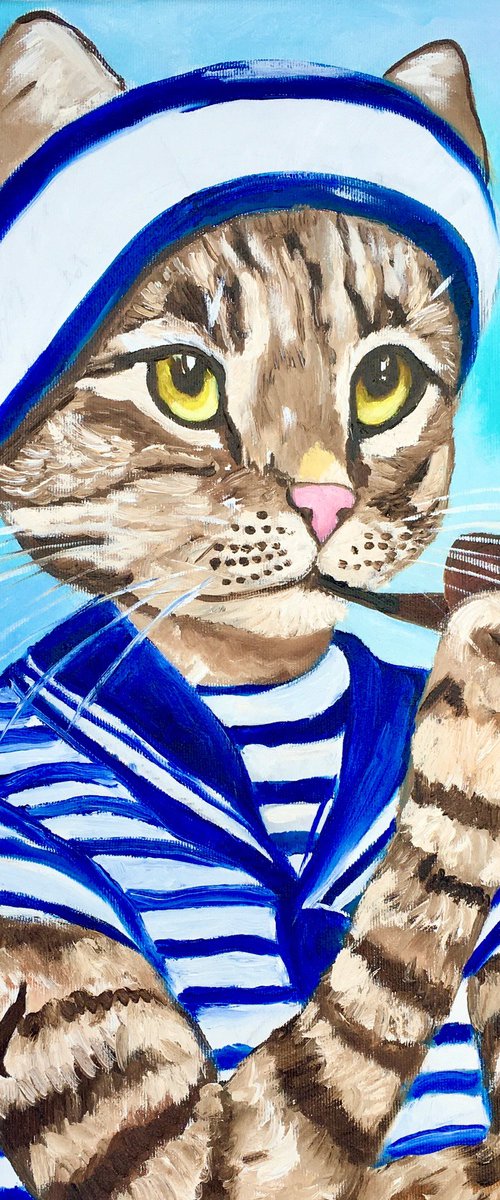 Cat Sailor. by Olga Koval