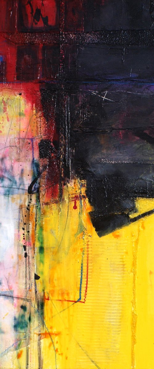 Urban Epilogue  - Large Abstract Painting by Kathy Morton Stanion by Kathy Morton Stanion