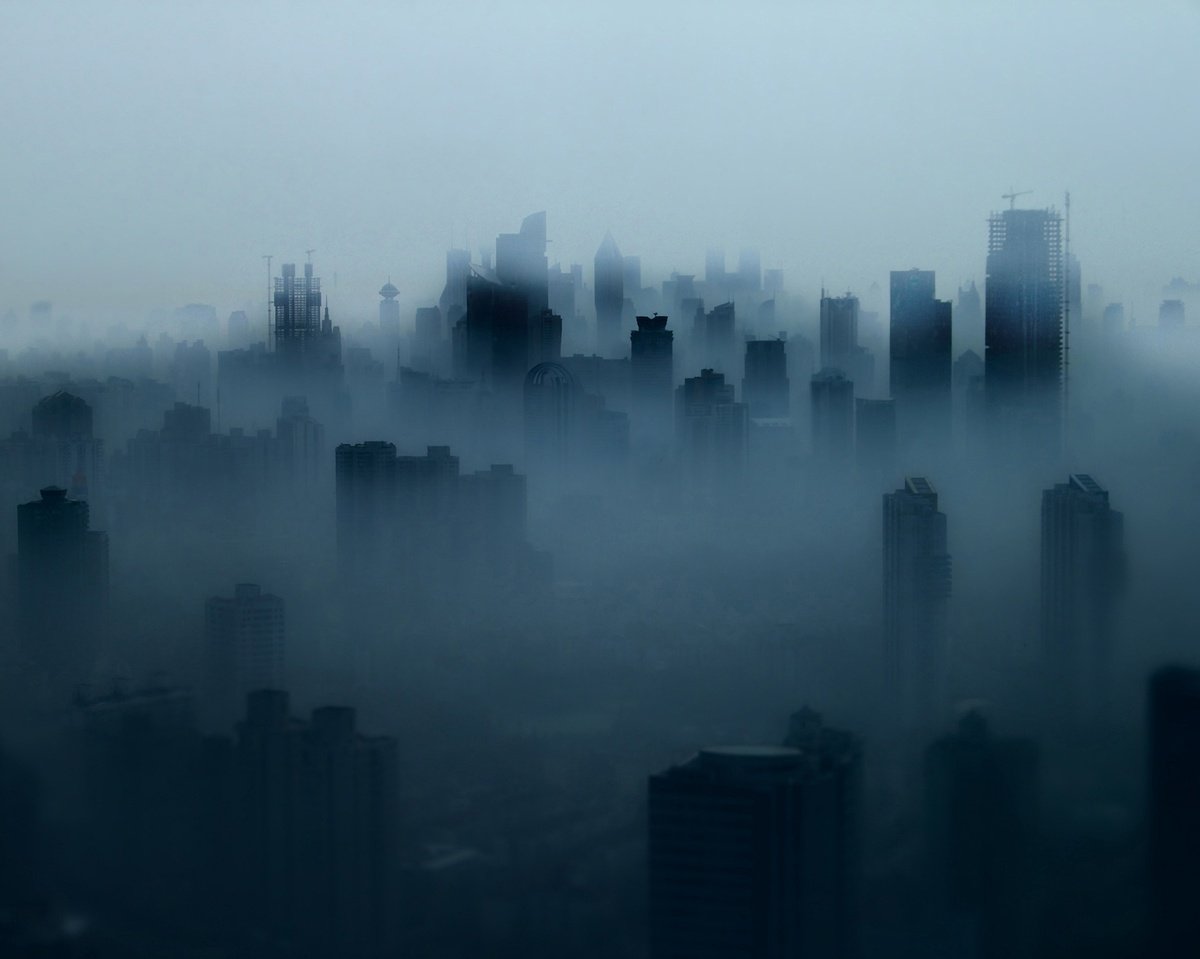 Surrealistic Photograph , Shanghai Fog 15X12 By Serge Horta, 16 X 13, Artwork For Sale On Artfinder