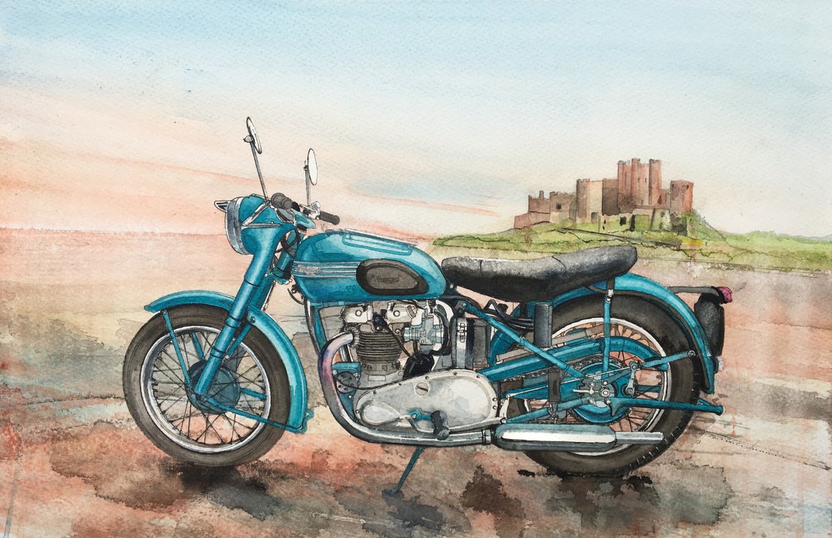 Original Watercolour - and Really Have a Ball by John Lowerson