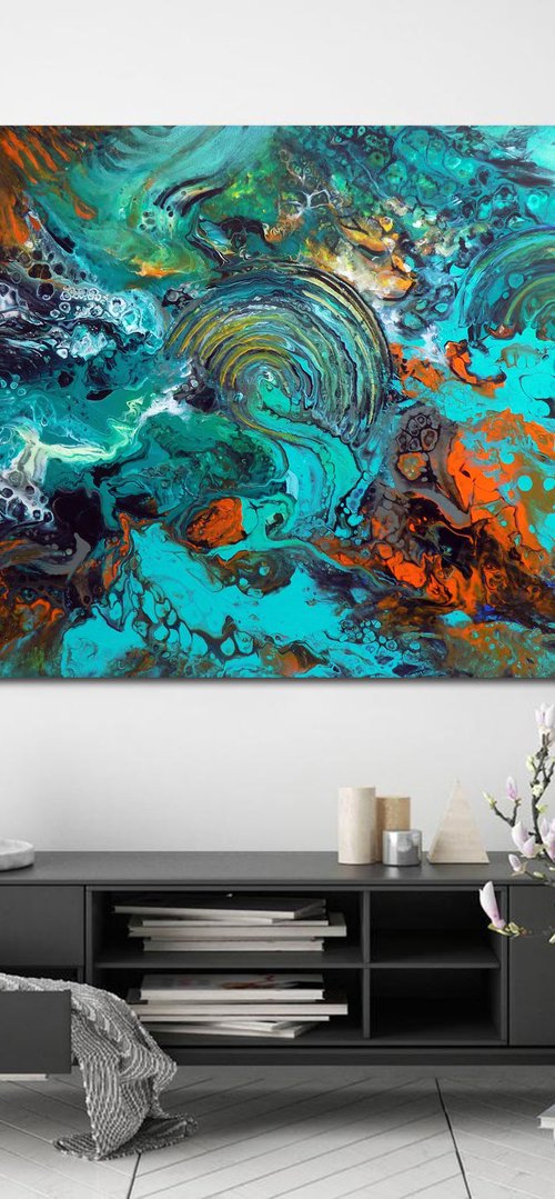 The flow of time by Areti Ampi