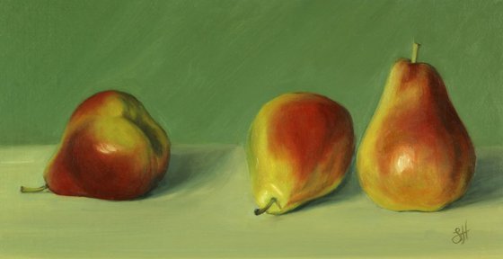 Three Forelle Pears