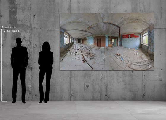 #84. Pripyat School Hall 1 - XL size