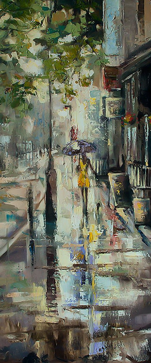 'Morning Stroll in London' by Ewa Czarniecka