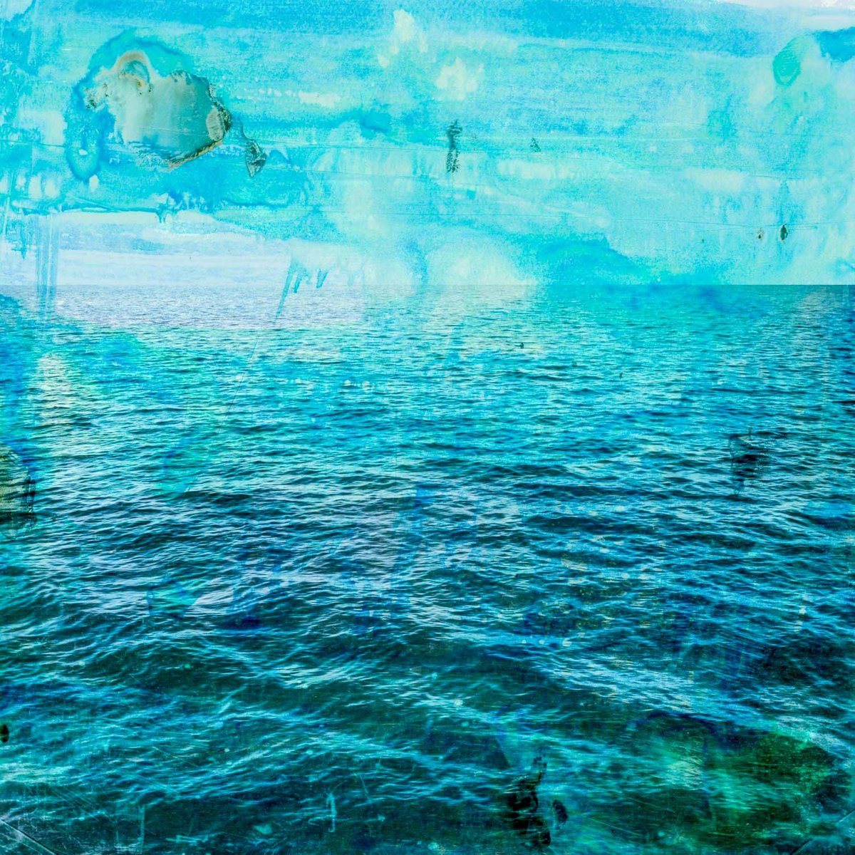 Abstract Landscape Photograph By Sven Pfrommer, 39 X 39", La Mer Xxviii, Original Artwork