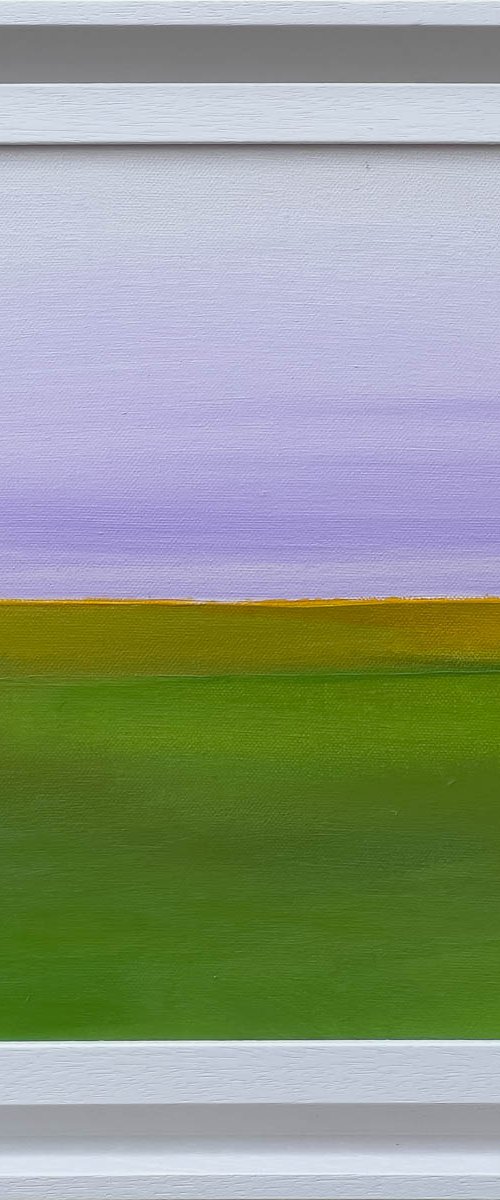 A Tranquil Landscape: Lavender Skies by KM Arts