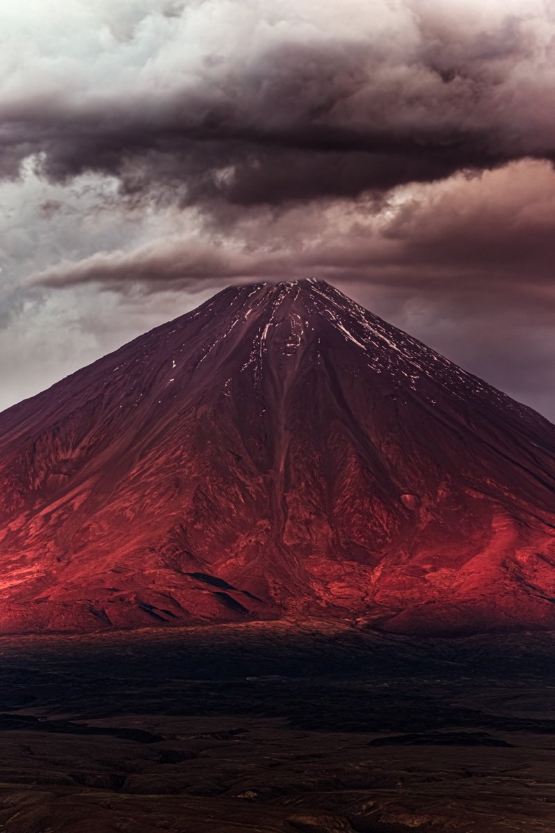 Photorealistic Landscape Photograph By Remi Carbonaro, 16 X 24", Licancabur, Avant L