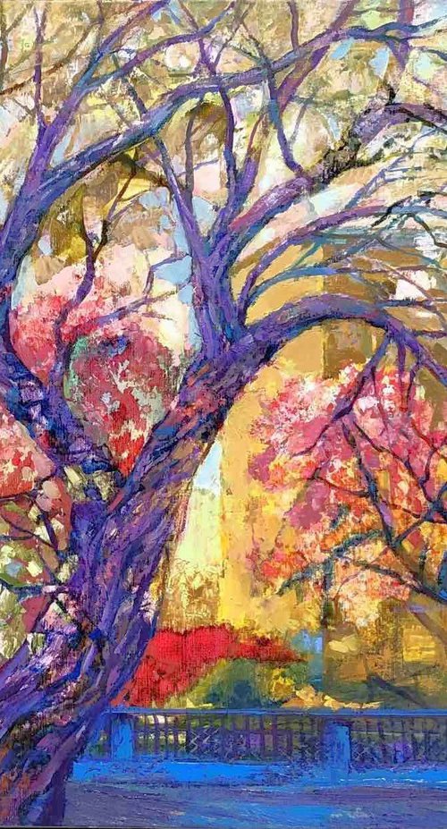 Spring on the embankment by Olena Kondratiuk