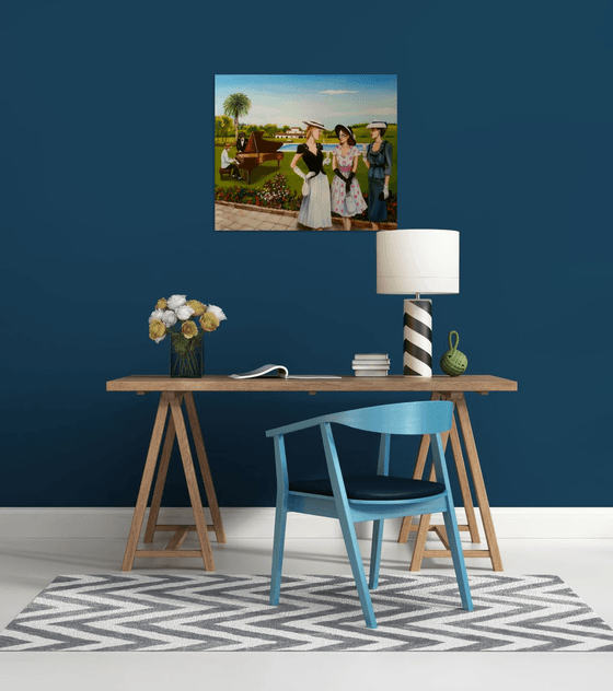 Party- landscape - realism - portrait - arredo art