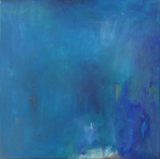 into the blue painting