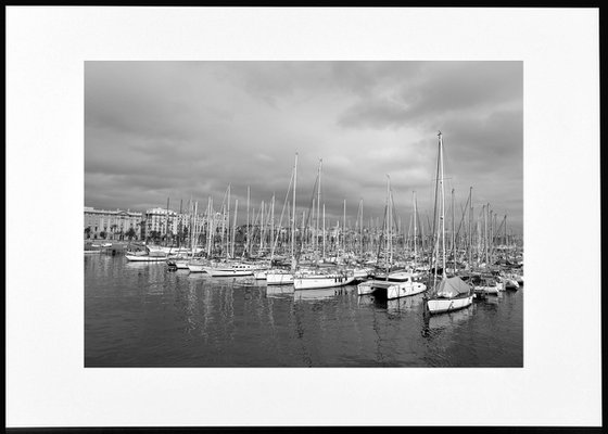 " Evening. Port Vell. Barcelona "