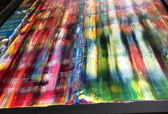 "Keep It Coming" - Original PMS Oil Painting On Canvas - 18 x 24 inches