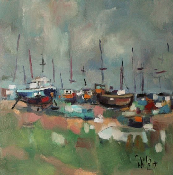 Boats in Hastings