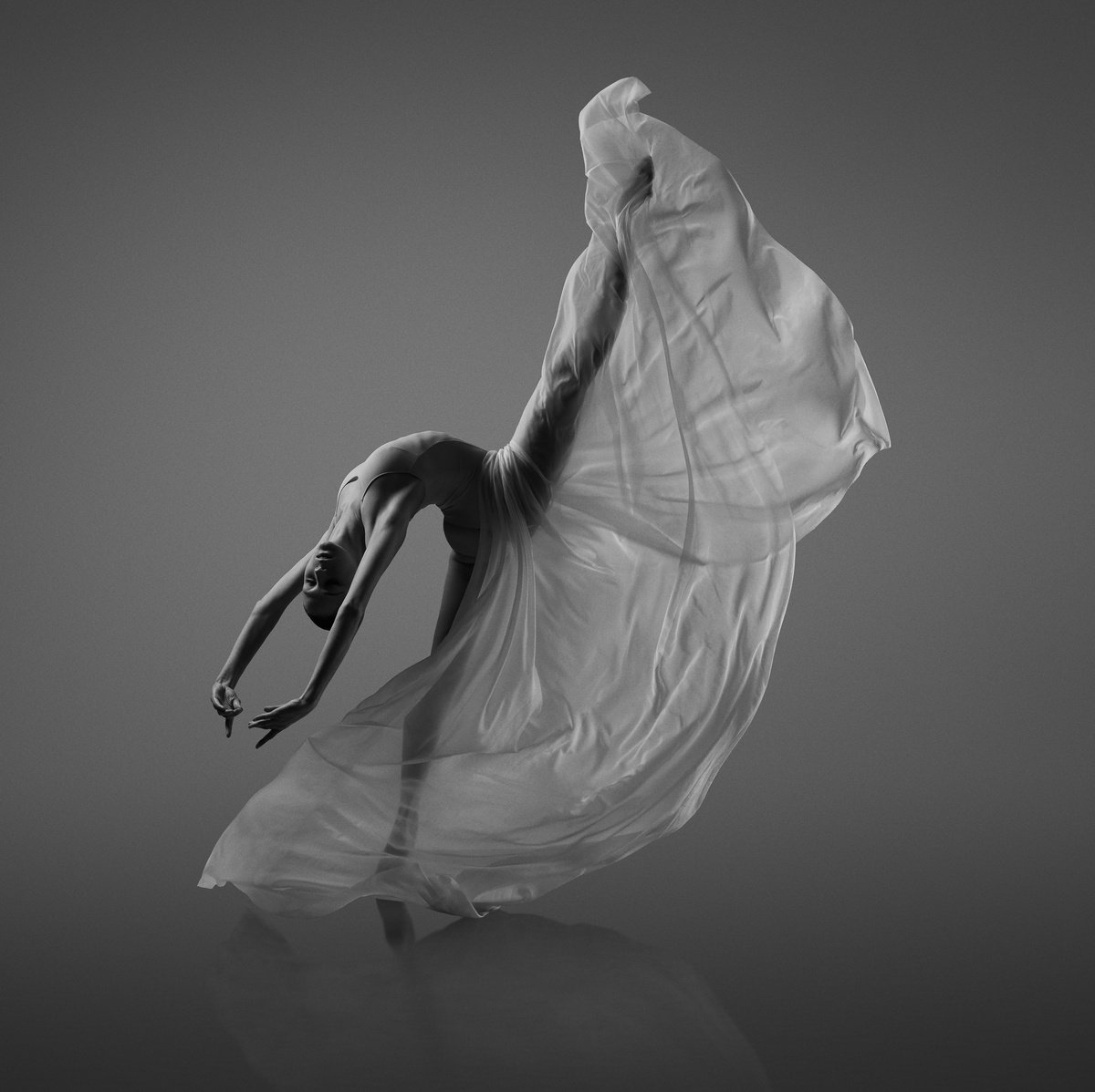 Portrait Photograph By Yevgeniy Repiashenko, 49 X 49", No36 Spirit Series, Original Artwork