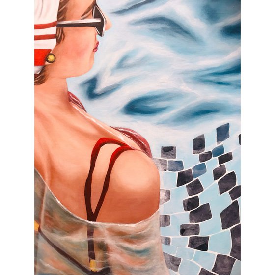 WoMaN iN sWimMiNg PoOl