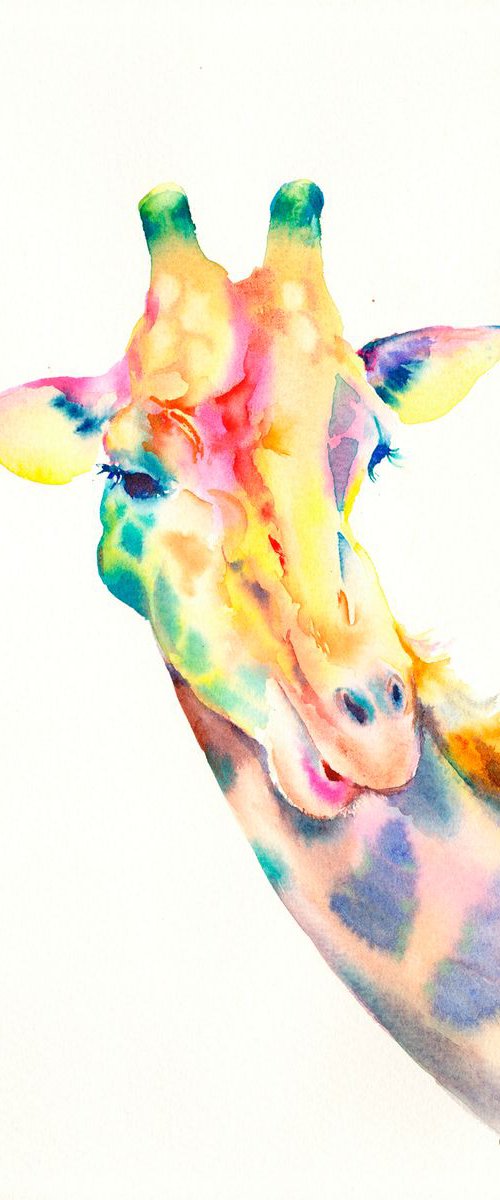 Giraffe by Anjana Cawdell