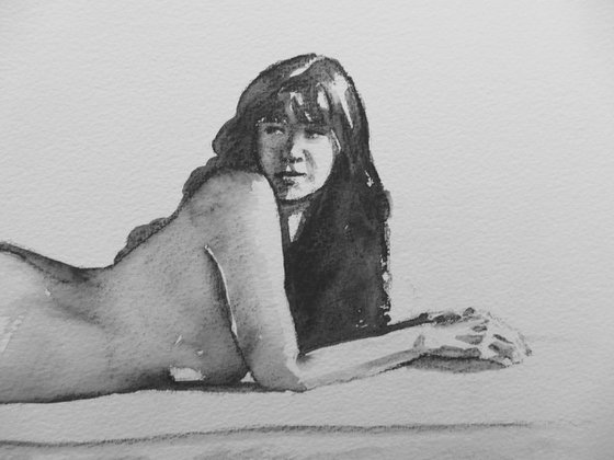 female nude study