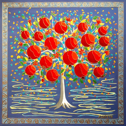 Pomegranate tree by Ashot Petrosyan