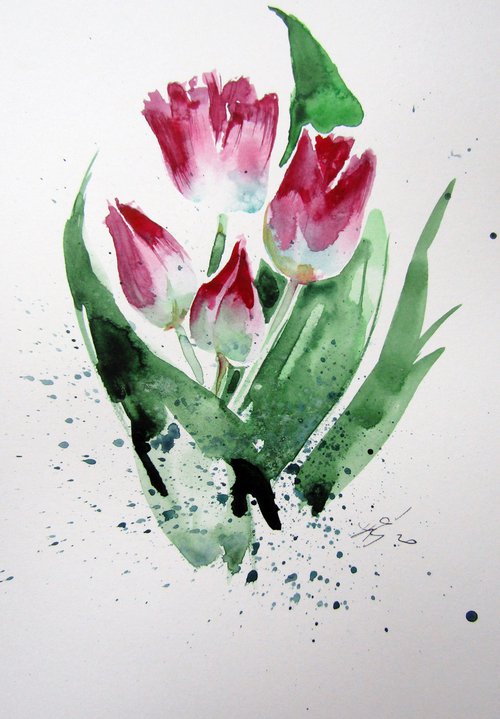 Little tulips by Kovács Anna Brigitta