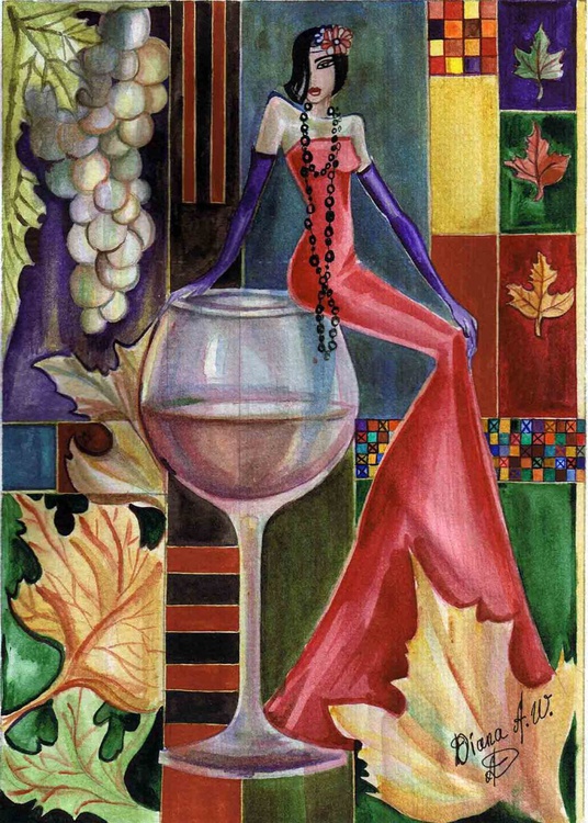 Don T Deny Lady In Red Dress Original Watercol Artfinder