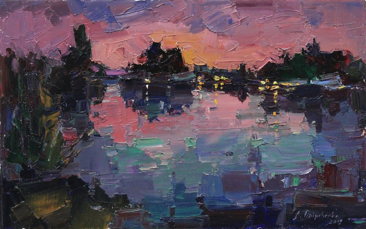 Rose sunset by Alisa Onipchenko-Cherniakovska