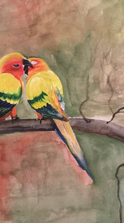 Love Birds by Timea  Valsami