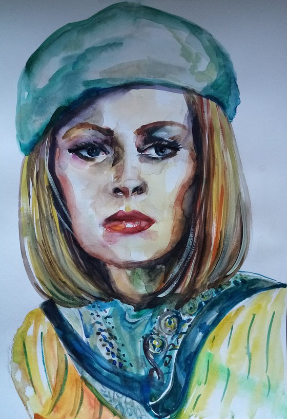 Faye Danaway 's Portrait as Bonnie