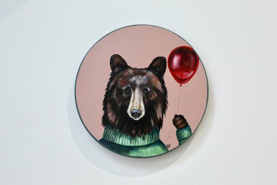 A Beary Red Balloon