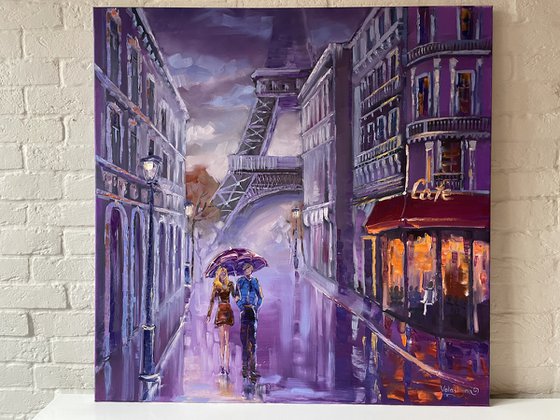 Walking in Paris (90x90cm)