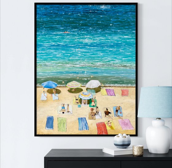 Lazy day on the beach