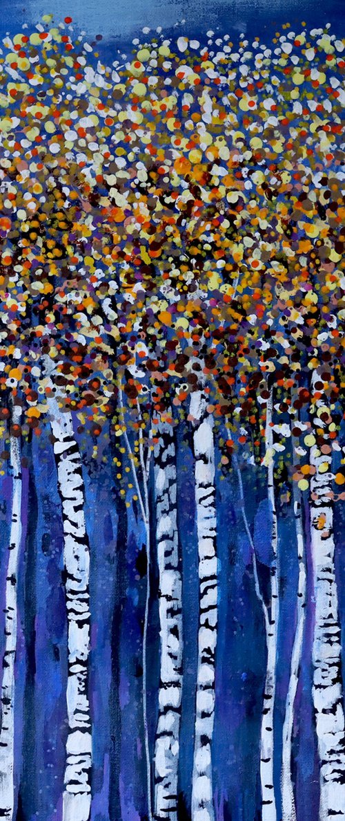 Trees 18 by Roz Edwards