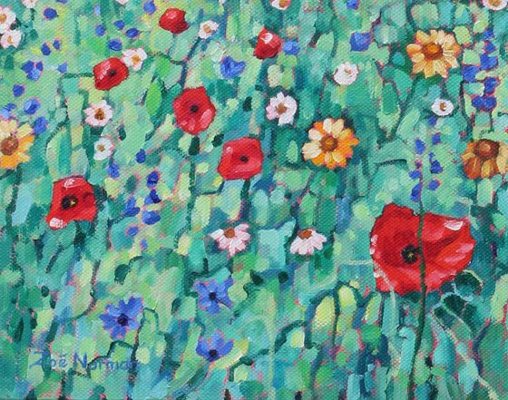 Summer Dreaming - girl in meadow