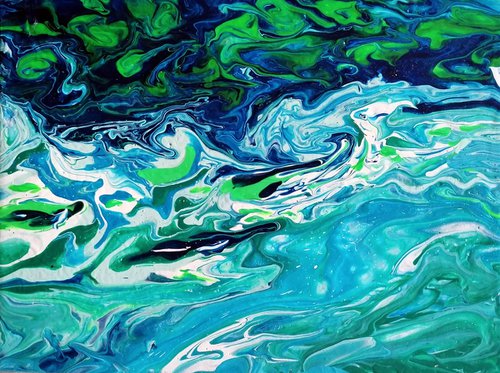 Turbulent sea #1 by Sanja Jancic