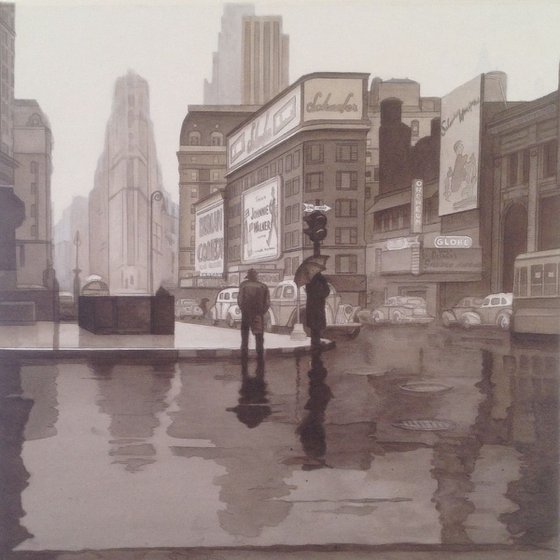 Rainy Day | New York 1940's