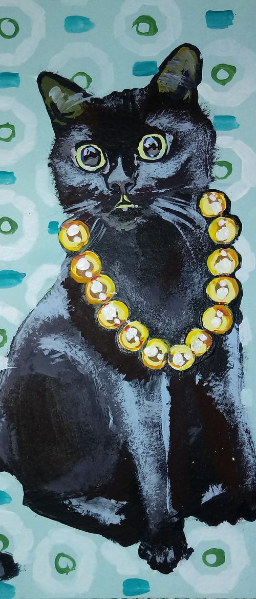 Yellow Necklace by Jelena Nova