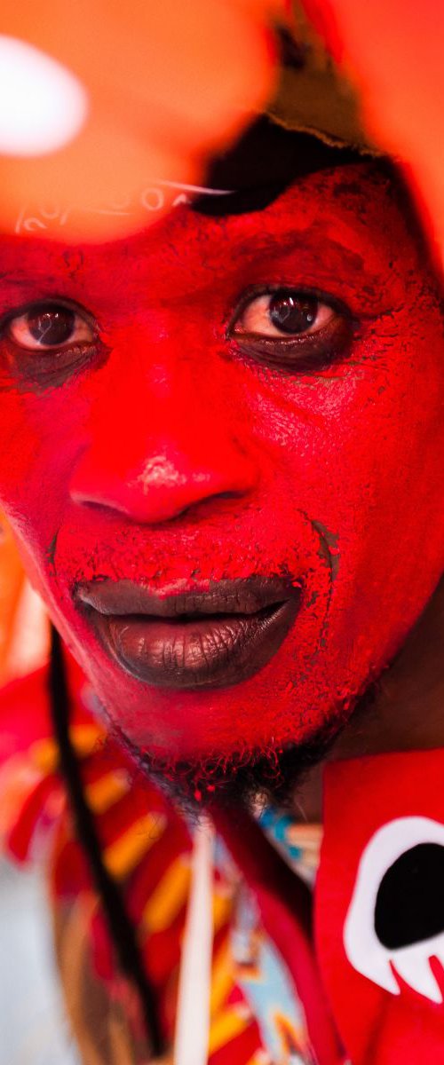 Red Portrait by Tom Hanslien