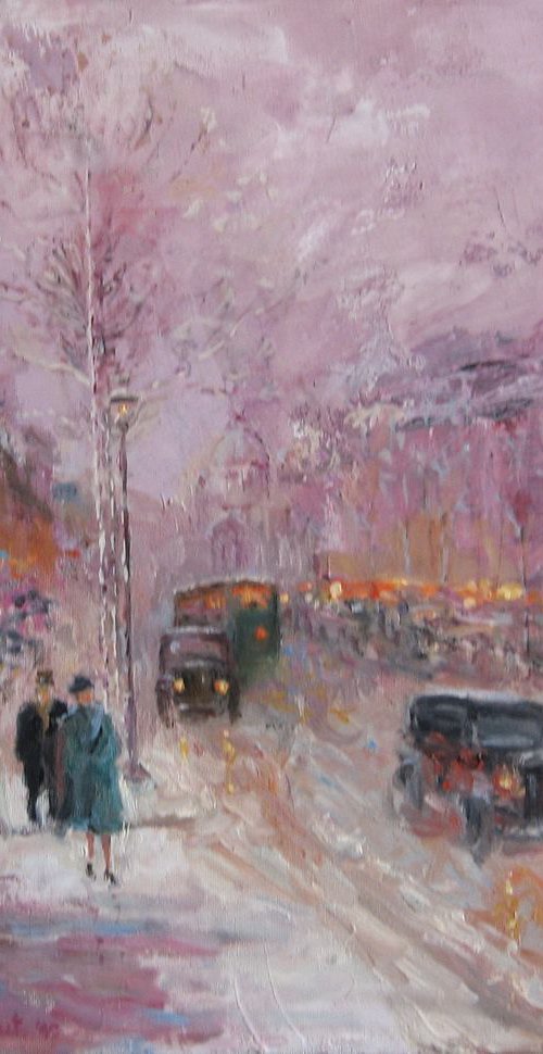 On Boulevard, 1930 by slobodan paunovic