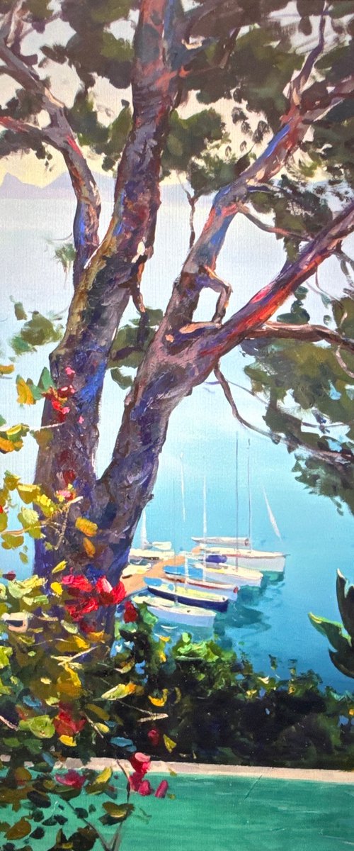Vacation mood 120x95 acrylik canvas 2024 by Anton Gudzykevych