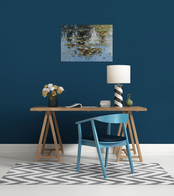 White Water Lilies Pond