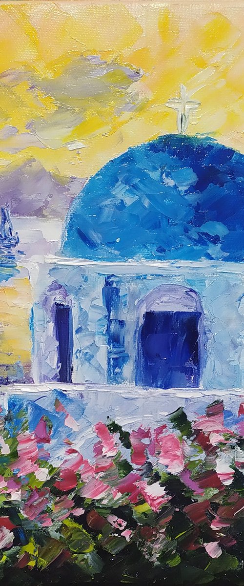 Santorini by Nataliia Plakhotnyk