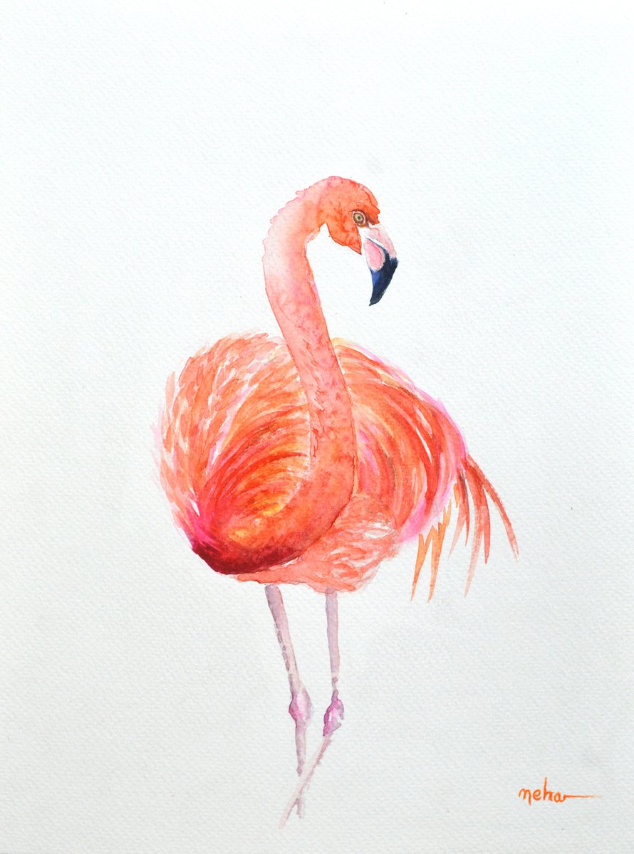 Flamingo (iii) by Neha Soni