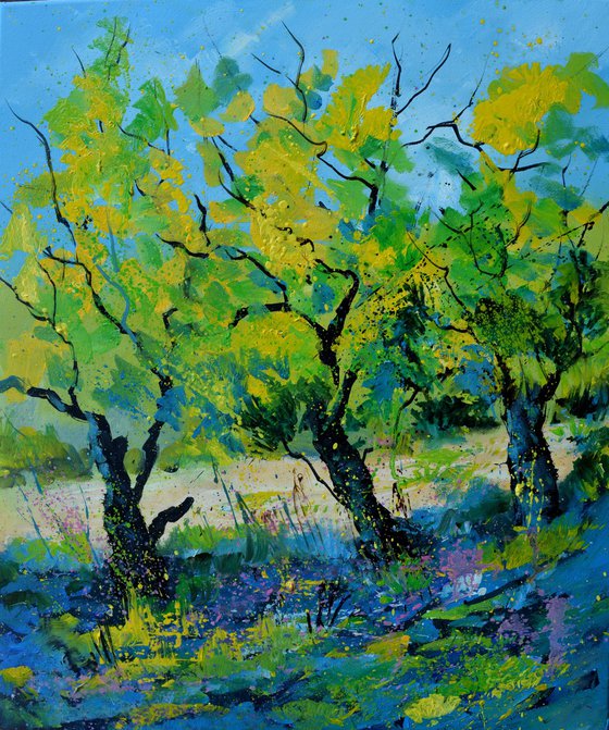 Orchard in summer